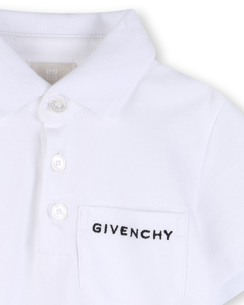 
  
    Givenchy
  
 Baby Boys White Cotton Polo