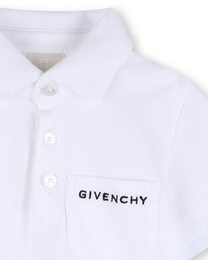 
  
    Givenchy
  
 Baby Boys White Cotton Polo