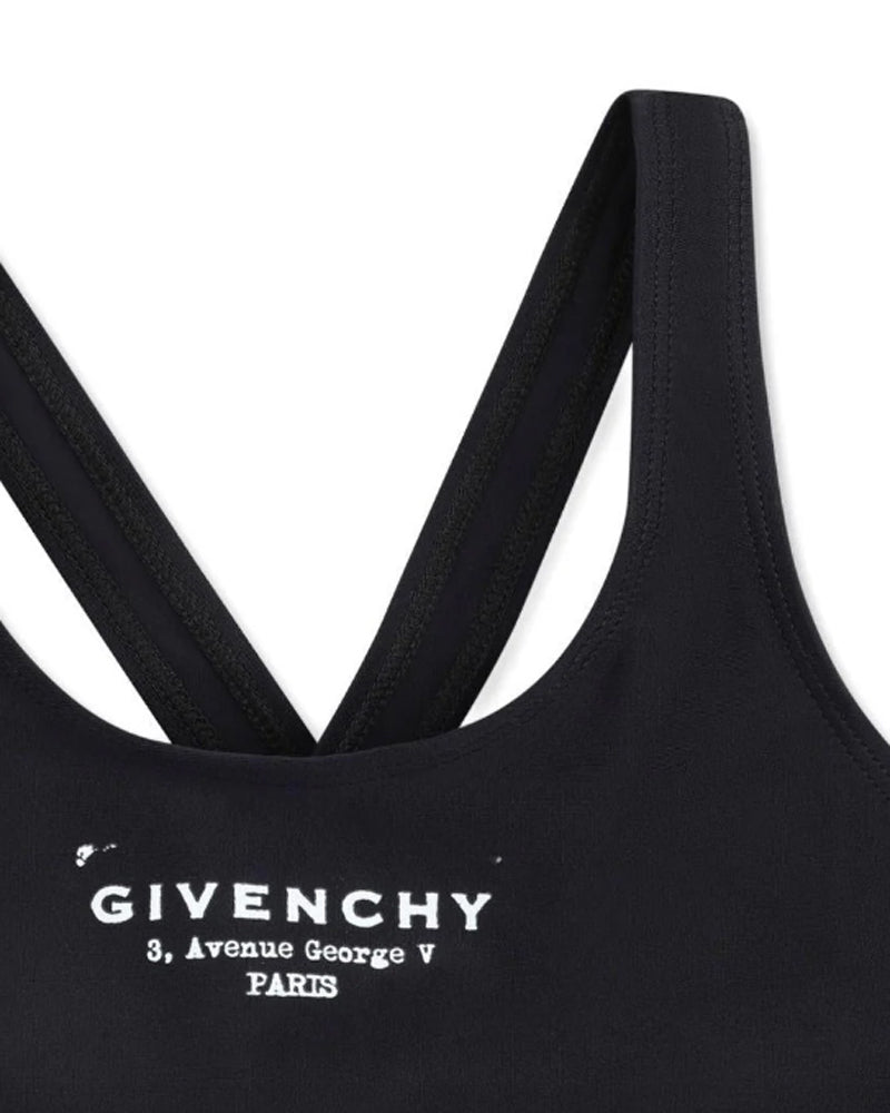 
  
    Givenchy
  
 Girls Black Logo Bikini