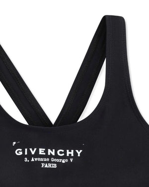 
  
    Givenchy
  
 Girls Black Logo Bikini