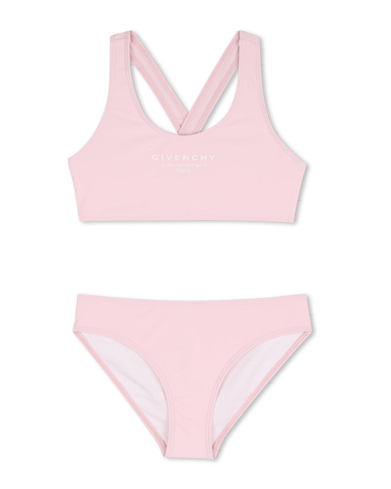
  
    Givenchy
  
 Girls Pink Logo Bikini