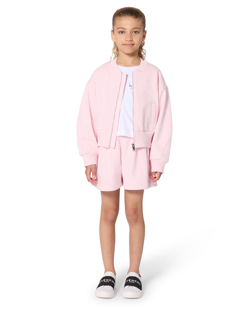 
  
    Givenchy
  
 Girls Pink Cotton Shorts