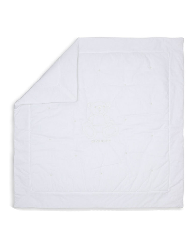 
  
    Givenchy
  
 White Cotton Logo Bear Blanket