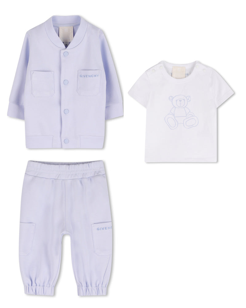 
  
    Givenchy
  
 Baby Boys Blue 3 Piece Tracksuit