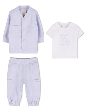 
  
    Givenchy
  
 Baby Boys Blue 3 Piece Tracksuit