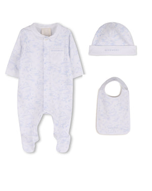 
  
    Givenchy
  
 Baby Boys Blue Printed Gift Set