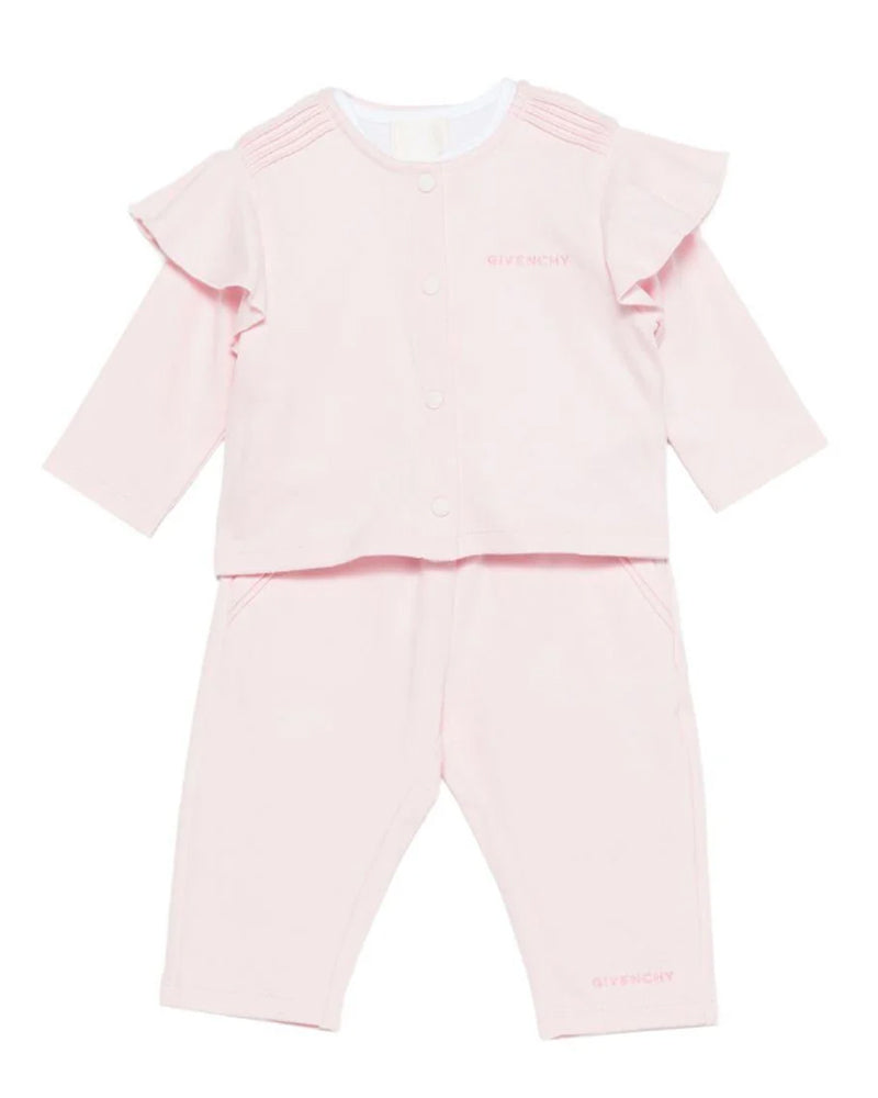 
  
    Givenchy
  
 Baby Girls Pink 3 Piece Tracksuit