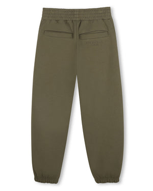 
  
    Givenchy
  
 Boys Green Embroidered Logo Track Pants
