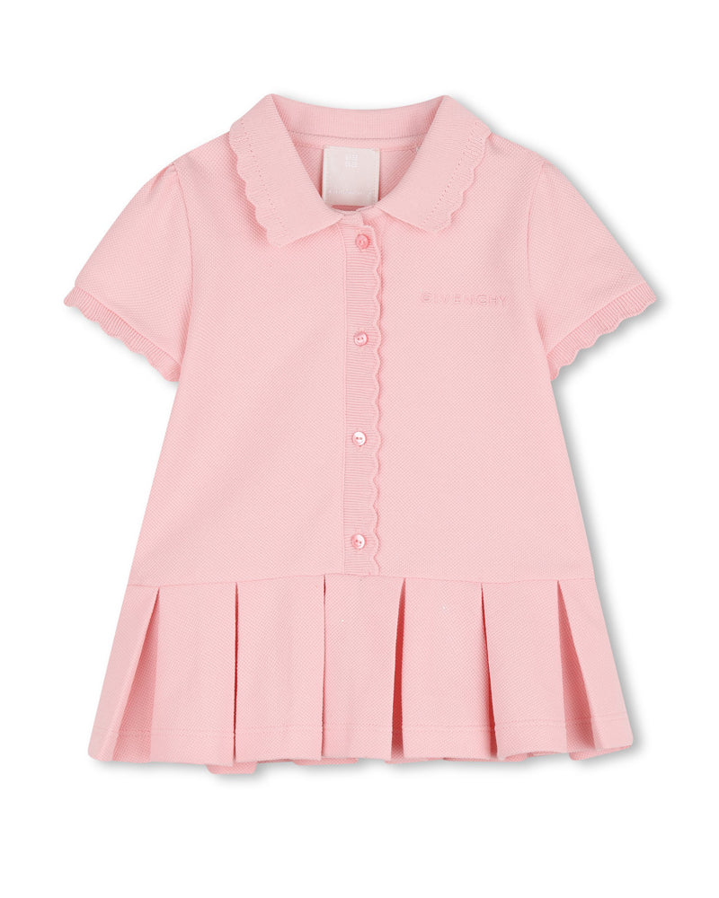 
  
    Givenchy
  
 Baby Girls Pink Pique Cotton Polo Dress