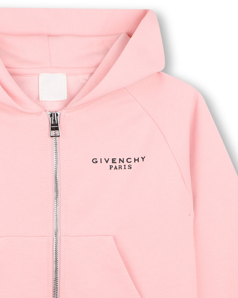 
  
    Givenchy
  
 Girls Pink Zip Up Sweater