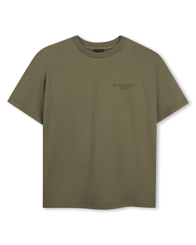 
  
    Givenchy
  
 Boys Green Embroidered Logo T-Shirt