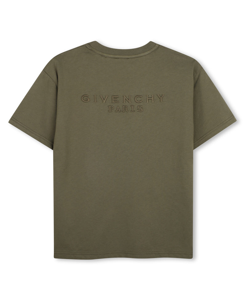 
  
    Givenchy
  
 Boys Green Embroidered Logo T-Shirt
