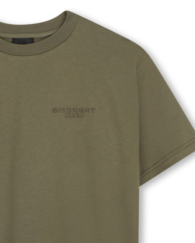 
  
    Givenchy
  
 Boys Green Embroidered Logo T-Shirt