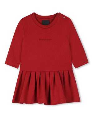 
  
    Givenchy
  
 Baby Girls Red Cotton Logo Dress