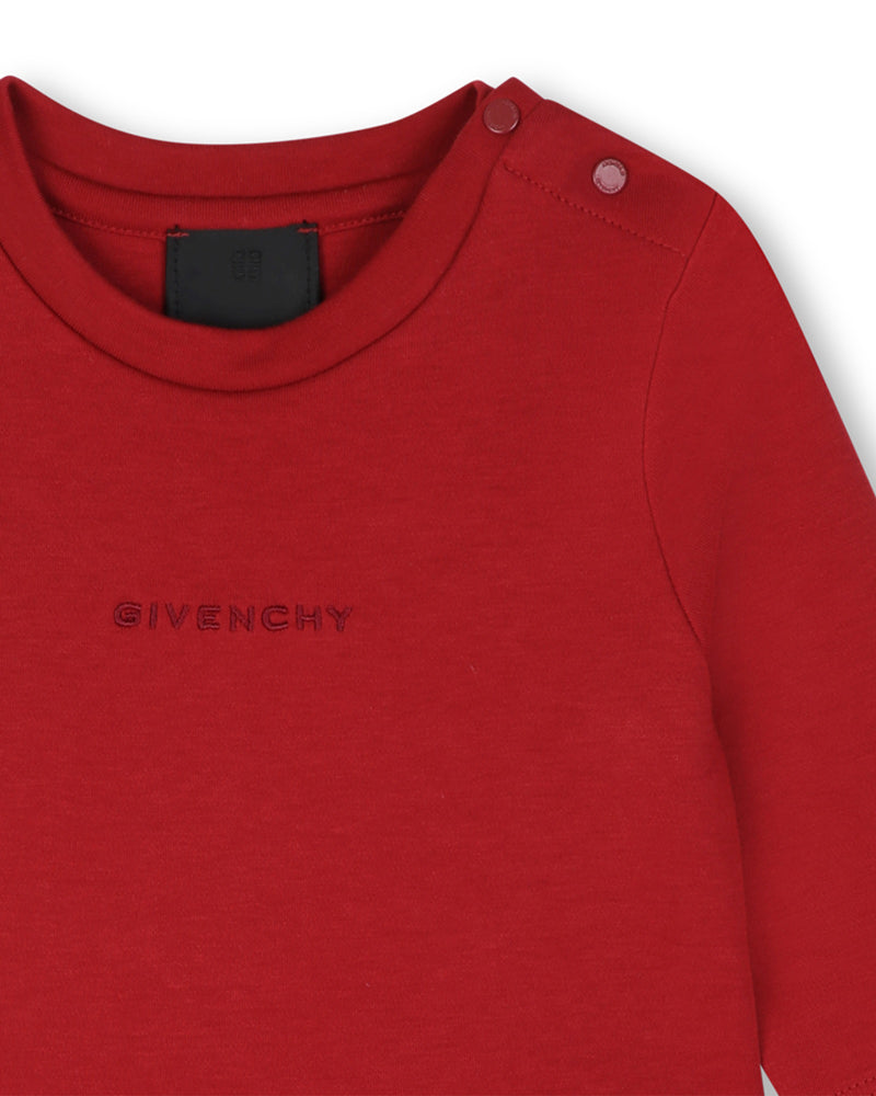 
  
    Givenchy
  
 Baby Girls Red Cotton Logo Dress