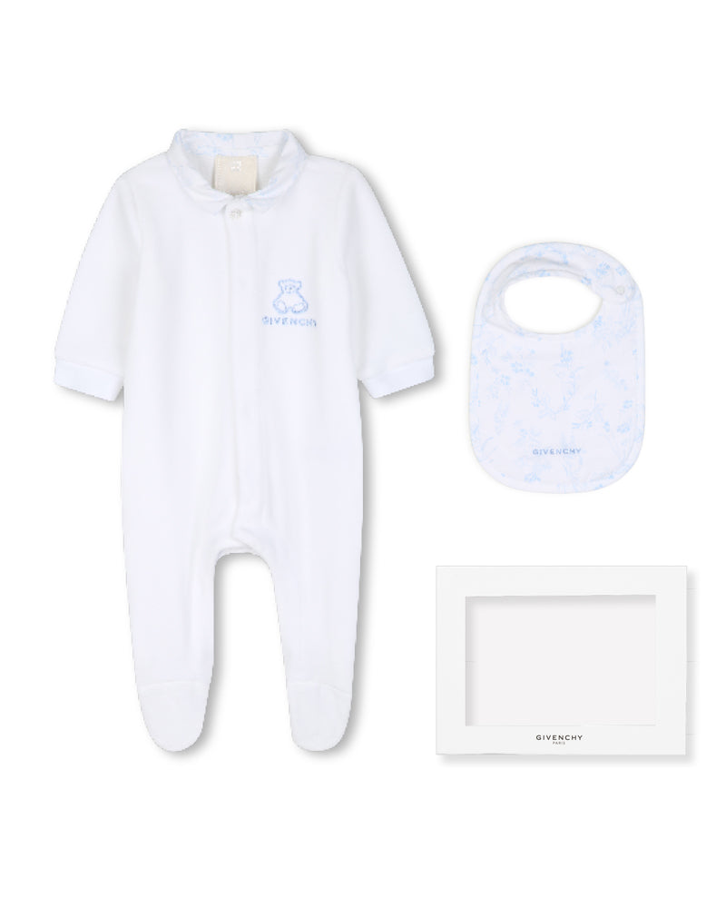 
  
    Givenchy
  
 Baby Boys White Velvet Gift Set