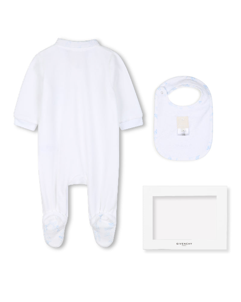 
  
    Givenchy
  
 Baby Boys White Velvet Gift Set