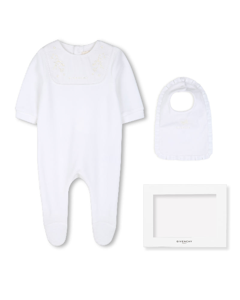 
  
    Givenchy
  
 Baby Girls White Velvet Gift Set