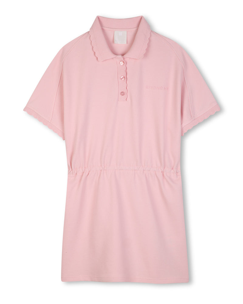 
  
    Givenchy
  
 Girls Pink Cotton Piqué Polo Dress