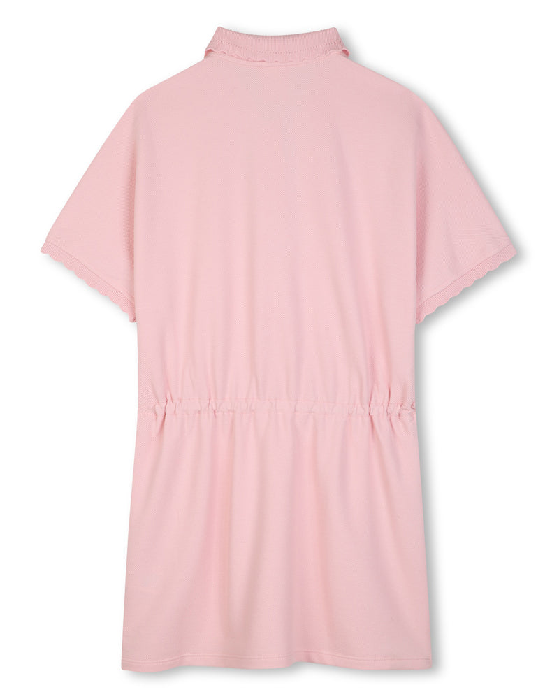 
  
    Givenchy
  
 Girls Pink Cotton Piqué Polo Dress