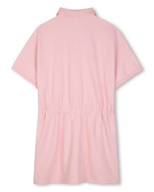 
  
    Givenchy
  
 Girls Pink Cotton Piqué Polo Dress