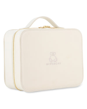 
  
    Givenchy
  
 Baby Beige Knitted Blanket & Teddy Gift Set