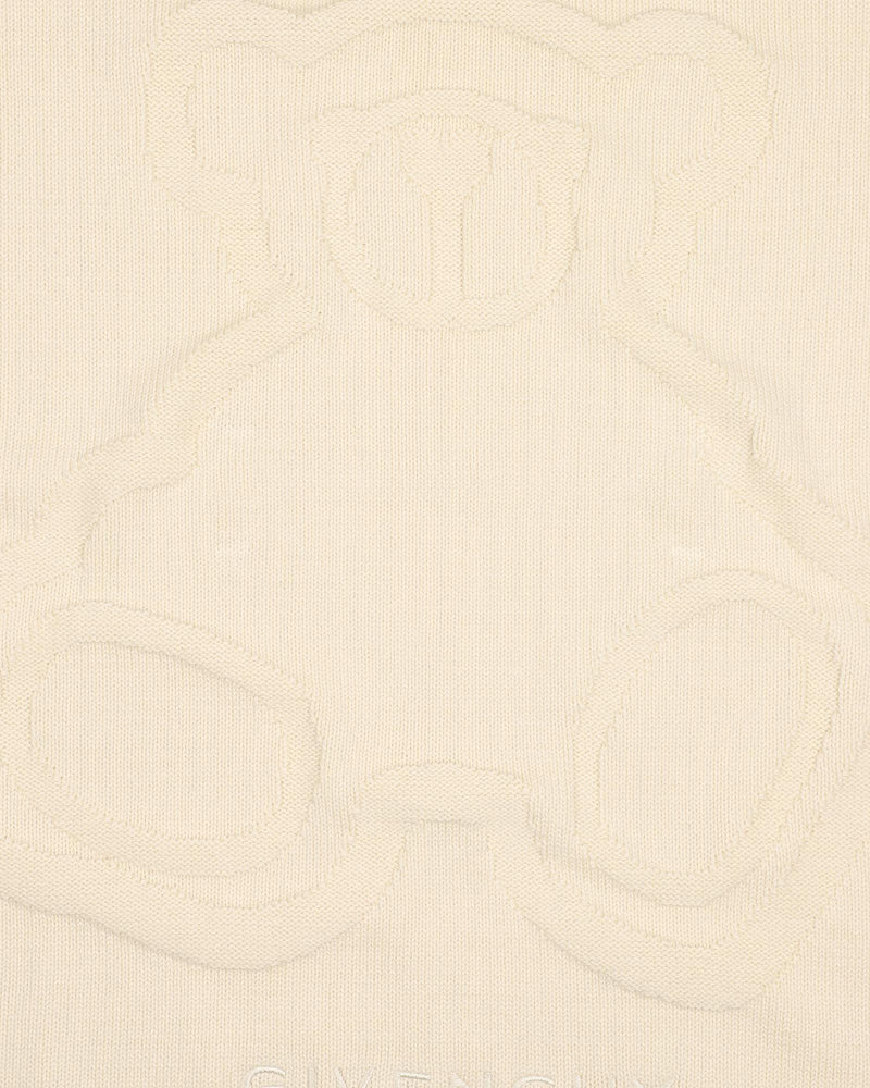 
  
    Givenchy
  
 Baby Beige Knitted Blanket & Teddy Gift Set