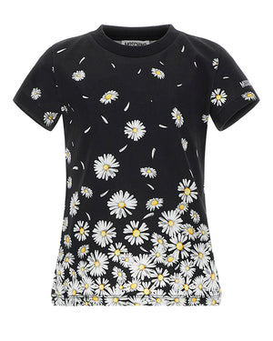 
  
    Moschino
  
 Girls Black Daisy T-Shirt