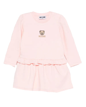 
  
    Moschino
  
 Baby Girls Pink Logo Dress