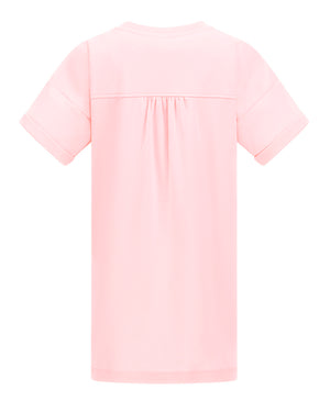 
  
    Moschino
  
 Girls Pink Bear Heart Print Dress