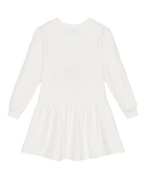 
  
    Moschino
  
 Girls White Bear Sweater Dress