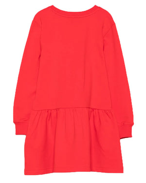 
  
    Moschino
  
 Girls Red Bear Sweater Dress