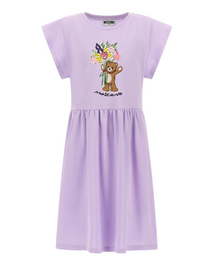 
  
    Moschino
  
 Girls Purple Bear Dress