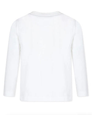 
  
    Moschino
  
 Boys White Three Bear Logo Top