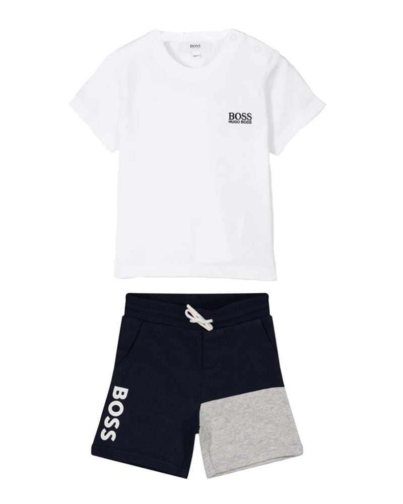 Baby Boys Navy Short Set