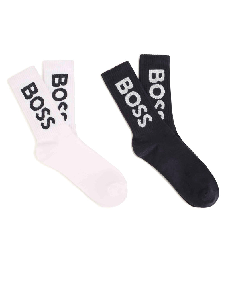 
  
    Boss
  
 Boys Navy 2 Pack Sock Set