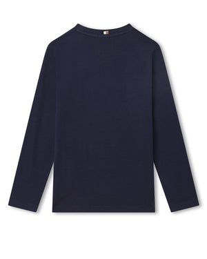 
  
    Boss
  
 Boys Navy Long Sleeve Top