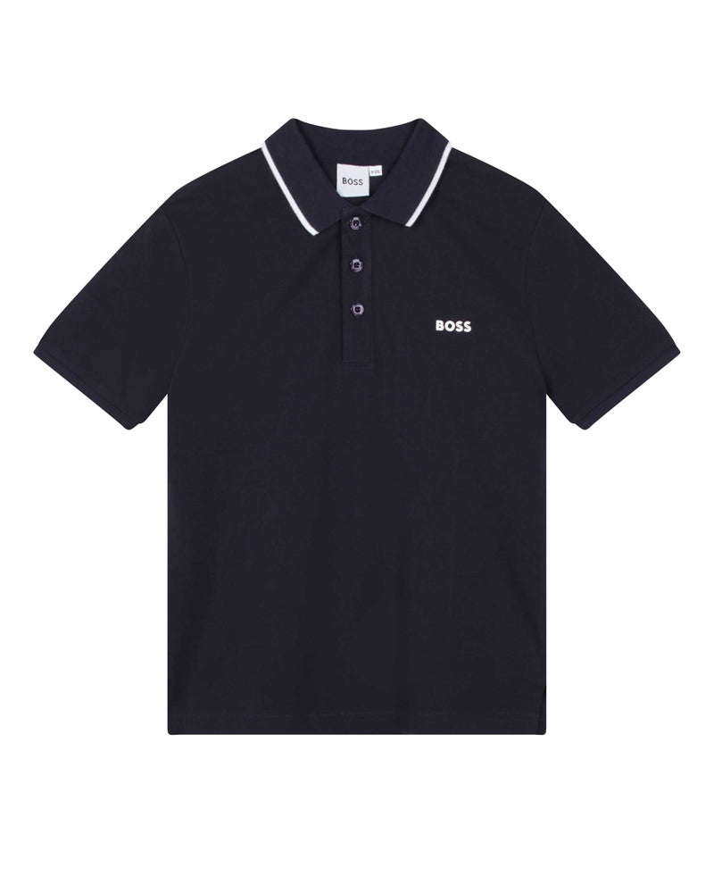 Boys Navy Polo