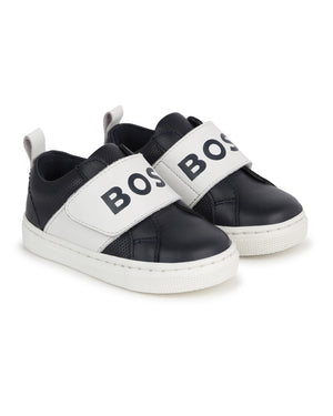 
  
    Boss
  
 Boys Navy Sneakers