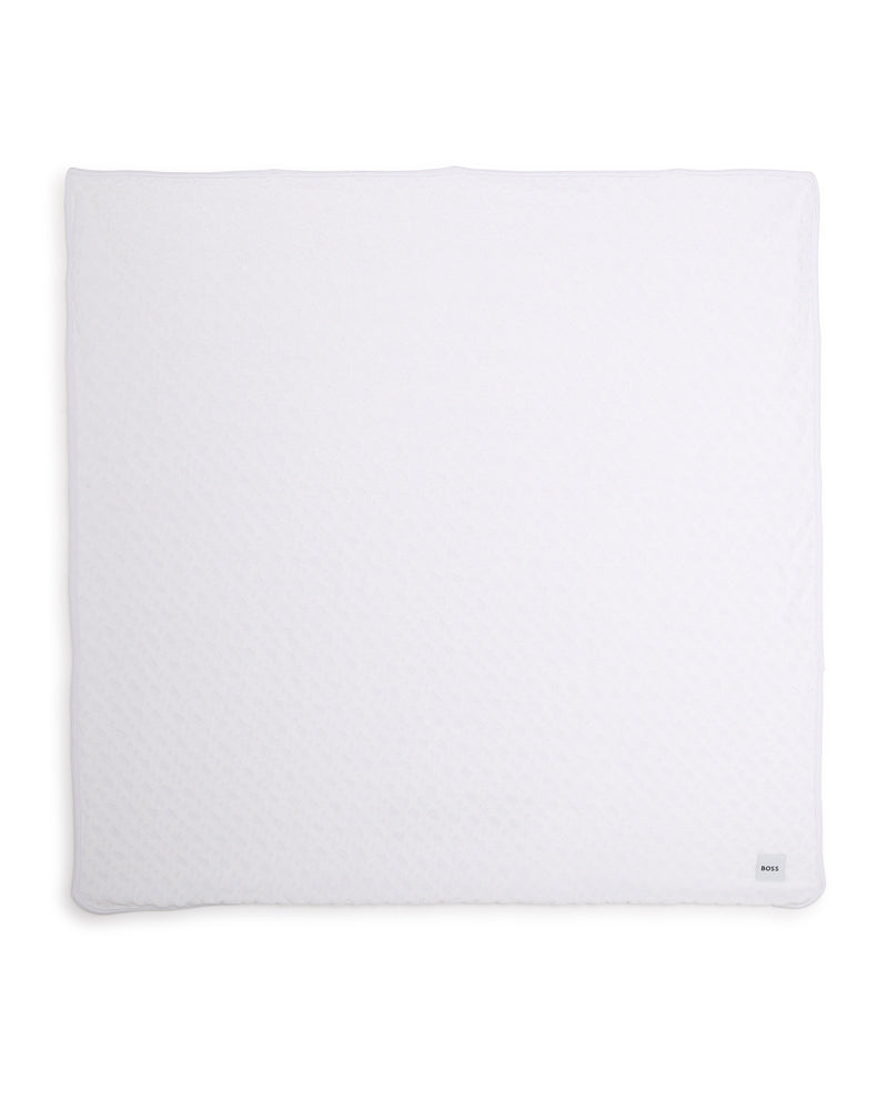 Baby Boys White Blanket