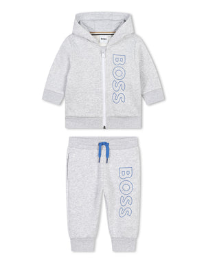 
  
    Boss
  
 Baby Boys Grey Tracksuit