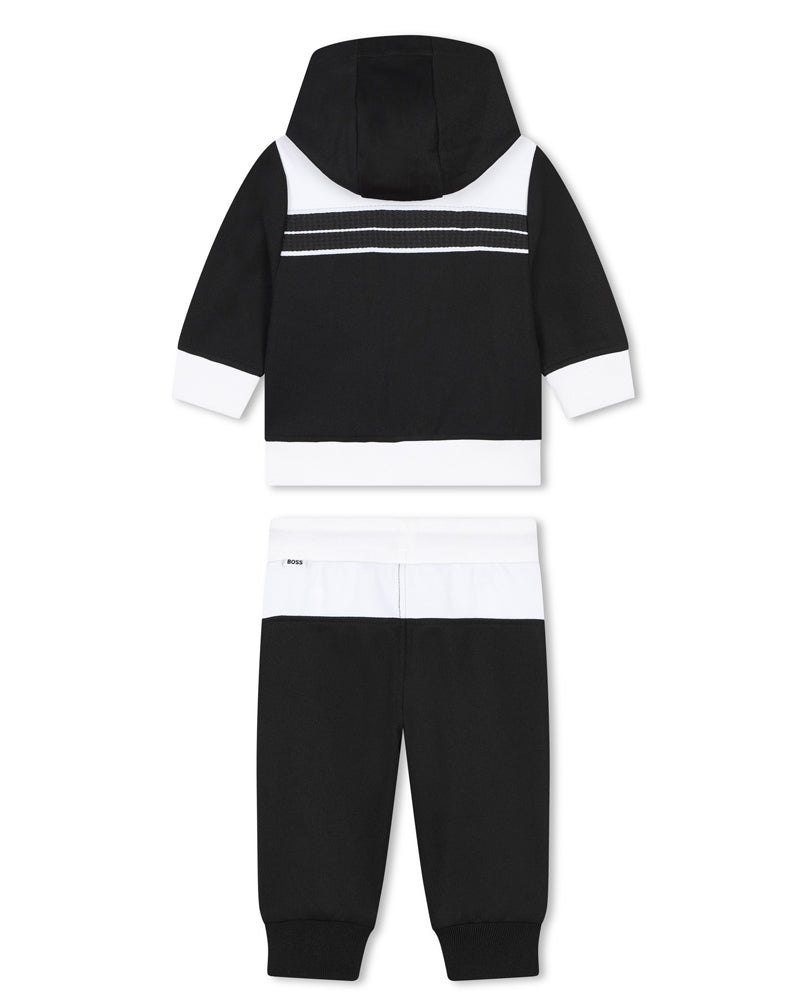 Baby Boys Black Tracksuit