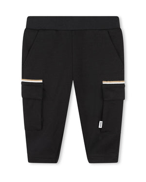 
  
    Boss
  
 Baby Boys Black Cargo Pants