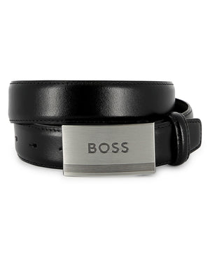 
  
    Boss
  
 Boys Black Leather Belt