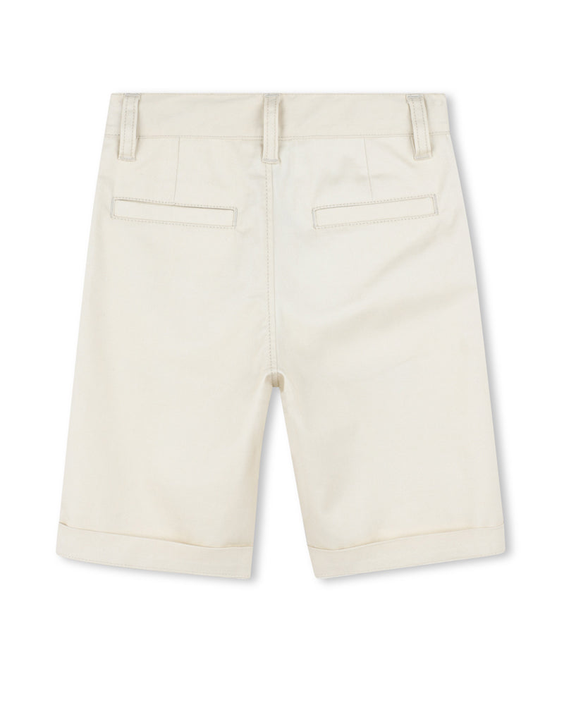 
  
    Boss
  
 Boys Beige Cotton Twill Shorts