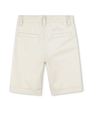 
  
    Boss
  
 Boys Beige Cotton Twill Shorts