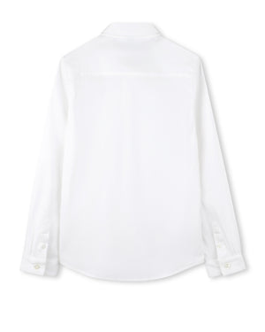 
  
    Boss
  
 Boys White Cotton Shirt