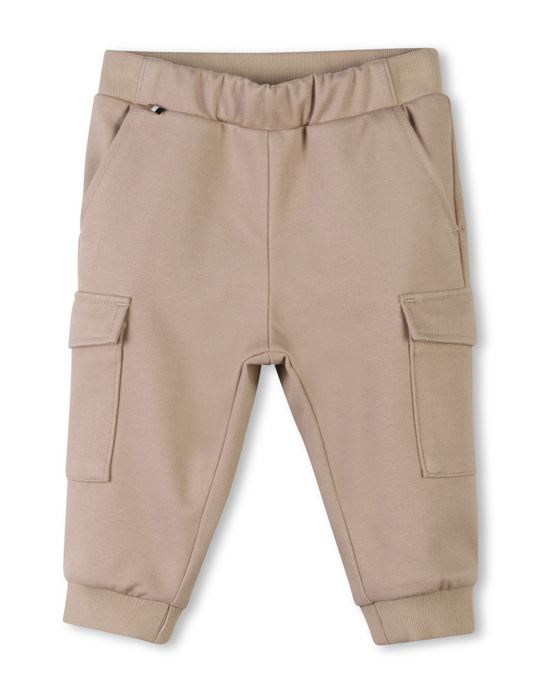Baby Boys Beige Cargo Pants