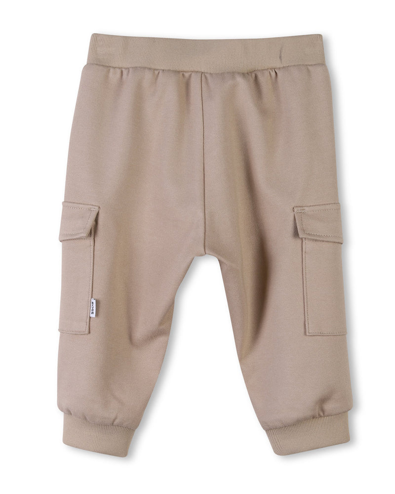 Baby Boys Beige Cargo Pants