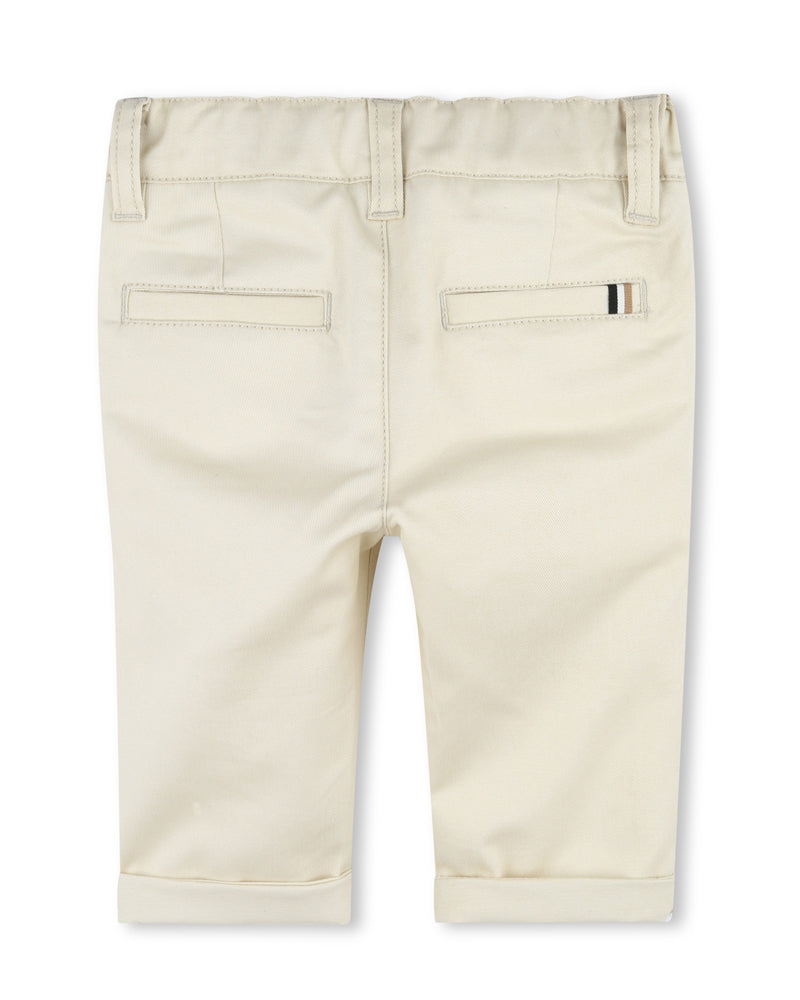 
  
    Boss
  
 Baby Boys Beige Cotton Twill Pants